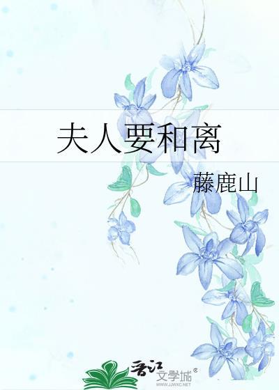 夫人要和离无错版